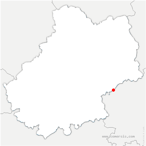 carte de localisation de Larroque-Toirac