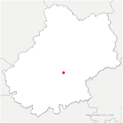carte de localisation de Lentillac-du-Causse