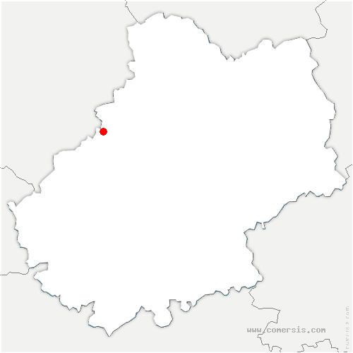 carte de localisation de Léobard
