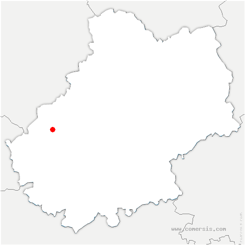 carte de localisation de Lherm