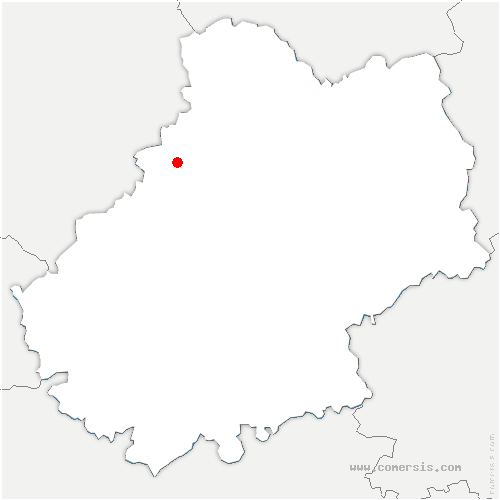 carte de localisation de Meilhards