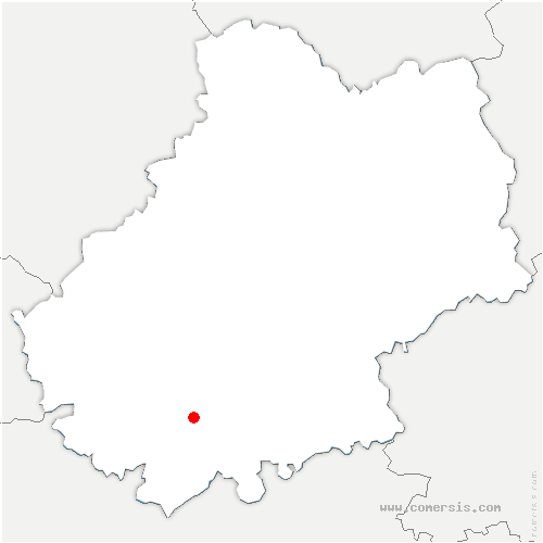 carte de localisation de Montat