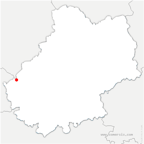 carte de localisation de Monteils