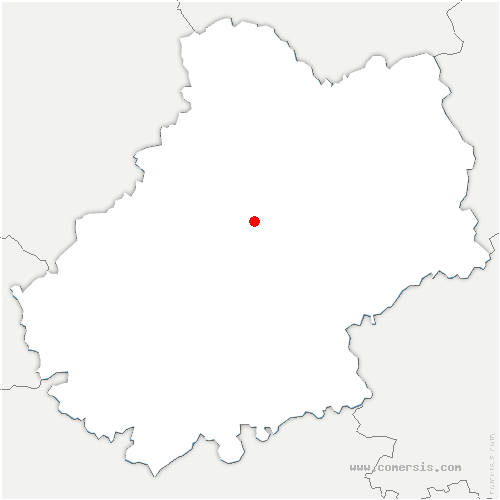 carte de localisation de Montfaucon