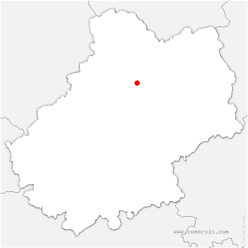 carte de localisation de Montfermier