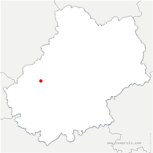 carte de localisation de Montgesty