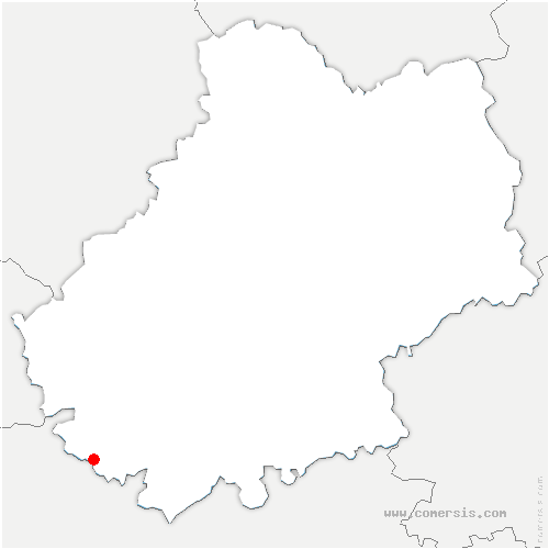carte de localisation de Montlauzun