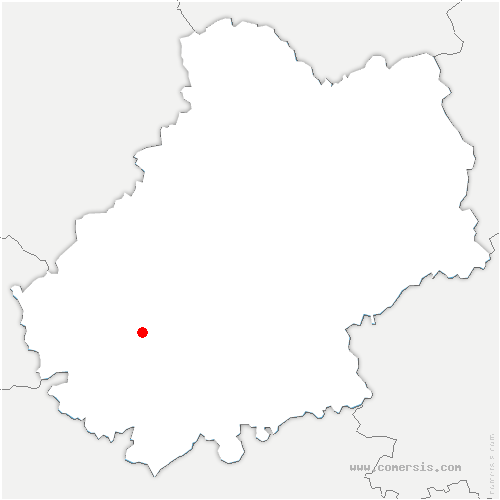 carte de localisation de Parnac