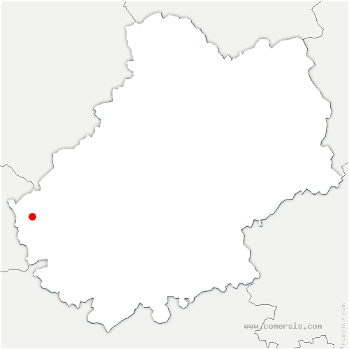 carte de localisation de Perpezac-le-Blanc