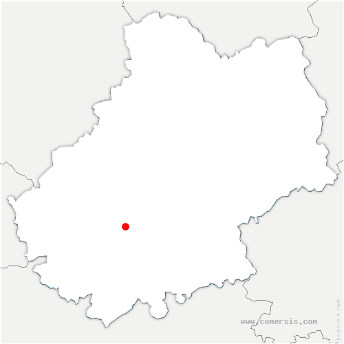 carte de localisation de Pradines