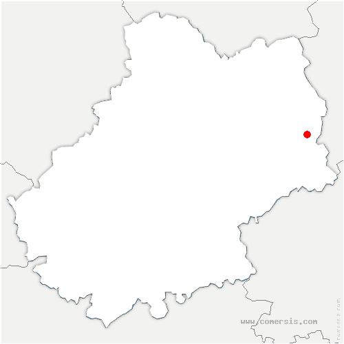 carte de localisation de Sabadel-Latronquière
