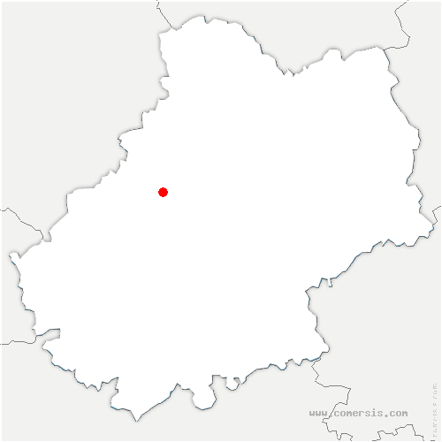 carte de localisation de Saint-Chamarand