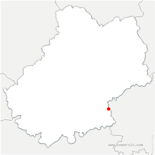 carte de localisation de Saint-Jean-de-Laur