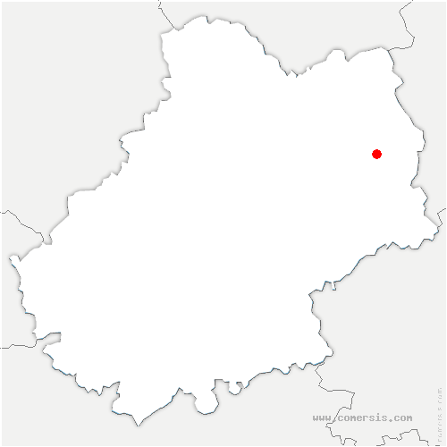 carte de localisation de Saint-Médard-Nicourby