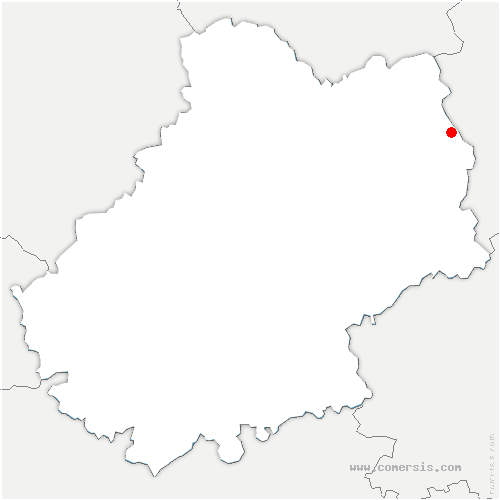carte de localisation de Sénaillac-Latronquière