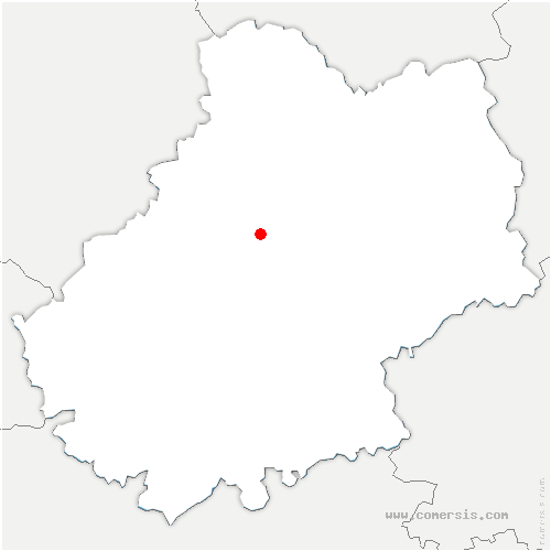 carte de localisation de Séniergues