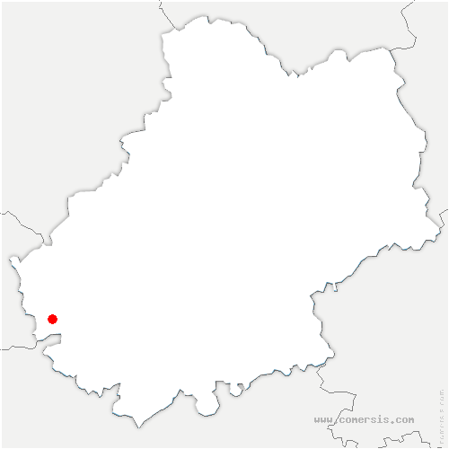 carte de localisation de Sérignac