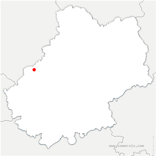 carte de localisation de Troche