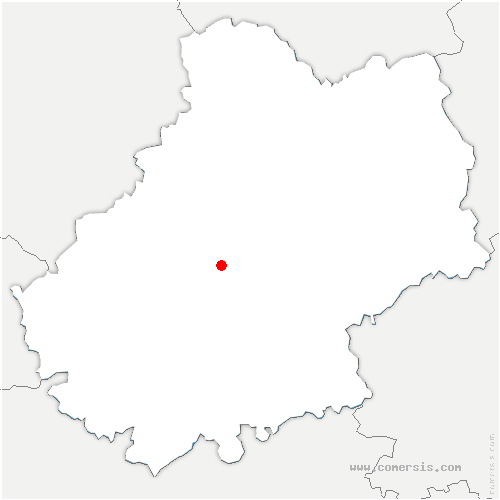 carte de localisation de Ussel