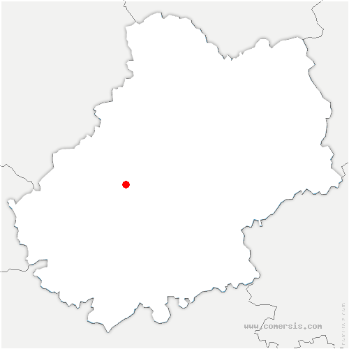 carte de localisation d'Uzech