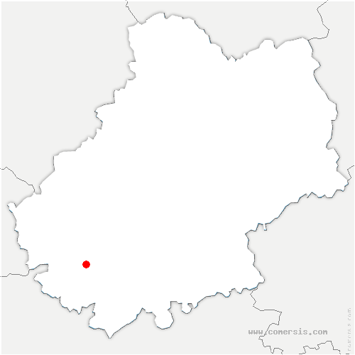 carte de localisation de Villesèque