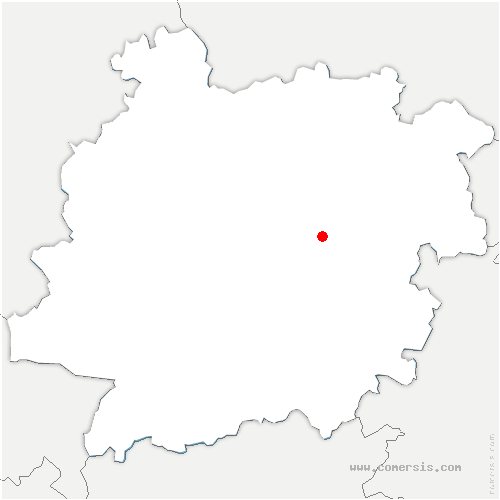 carte de localisation de Allez-et-Cazeneuve