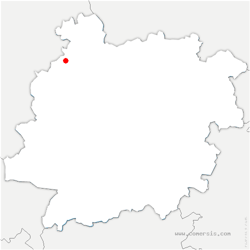 carte de localisation de Castelnau-sur-Gupie
