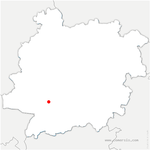 carte de localisation de Ginestet