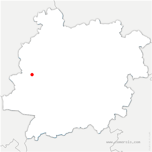 carte de localisation de Grézet-Cavagnan