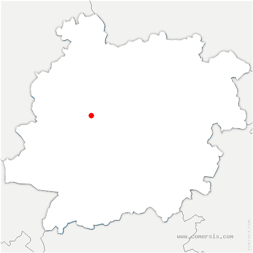 carte de localisation de Lagruère