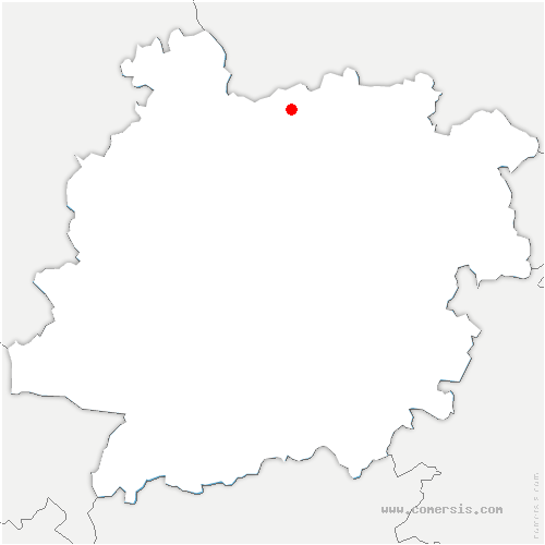 carte de localisation de Lauzun
