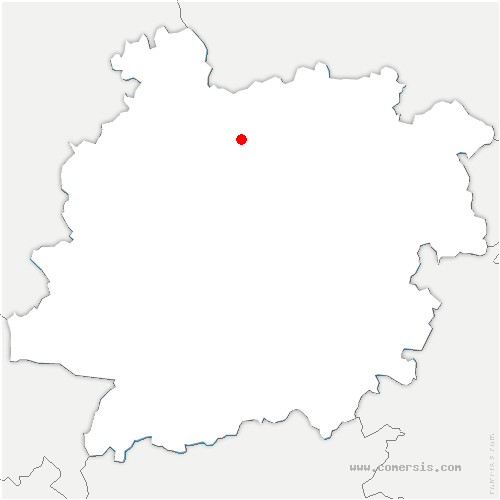 carte de localisation de Montignac-de-Lauzun