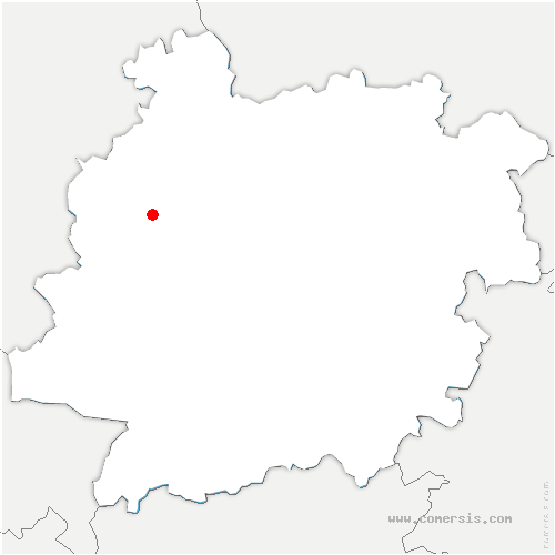 carte de localisation de Saint-Pardoux-du-Breuil