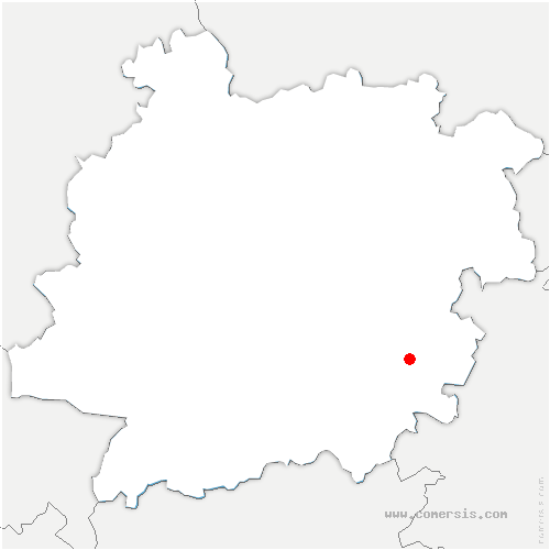 carte de localisation de Sauvetat-de-Savères