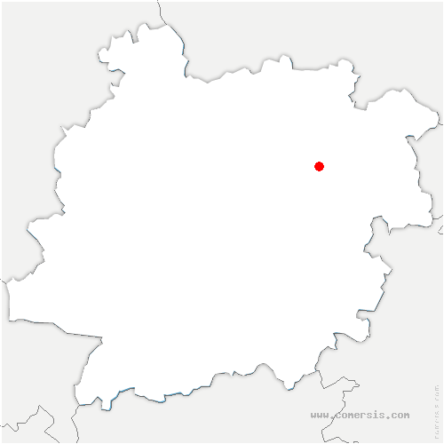 carte de localisation de la Sauvetat-sur-Lède