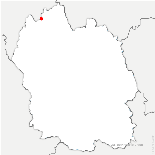 carte de localisation d'Albaret-Sainte-Marie