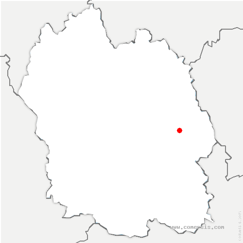 carte de localisation d'Altier
