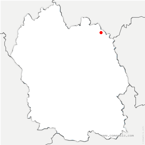 carte de localisation d'Auroux