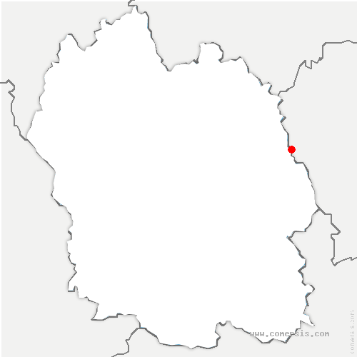carte de localisation de la Bastide-Puylaurent