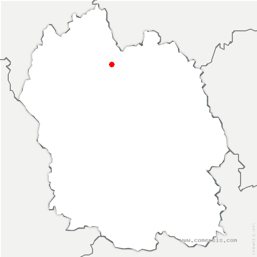 carte de localisation de Branoux-les-Taillades