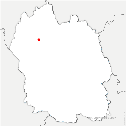 carte de localisation de Chaze-de-Peyre