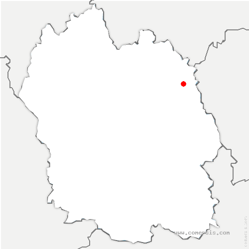 carte de localisation de Cheylard-l'Évêque