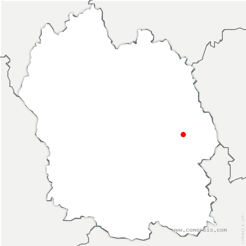 carte de localisation de Cubières