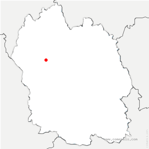 carte de localisation de l'Estréchure