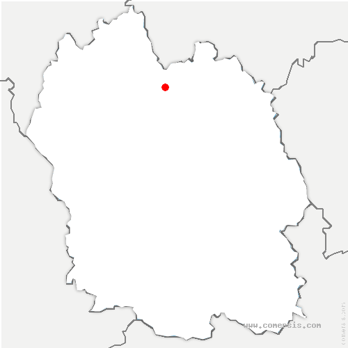 carte de localisation de la Grand-Combe