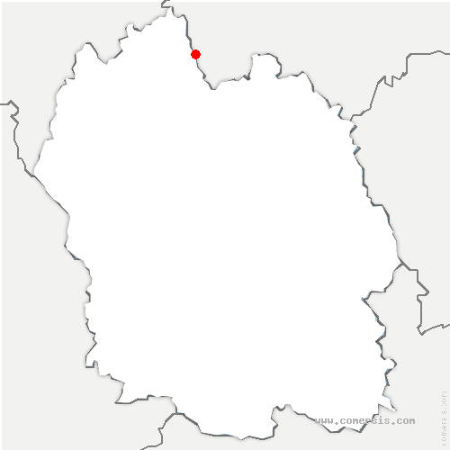 carte de localisation du Malzieu-Forain