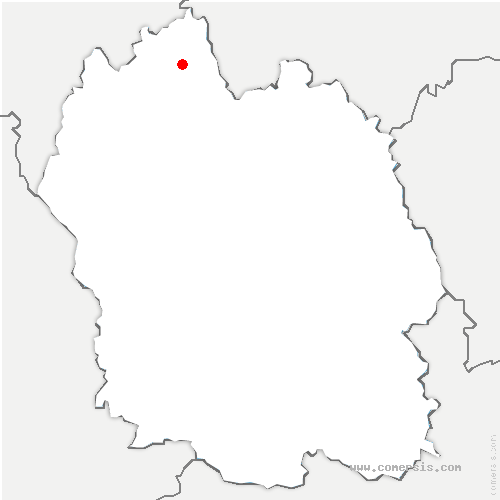 carte de localisation de Malzieu-Ville