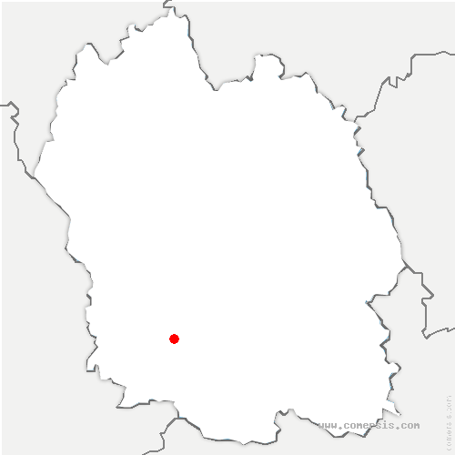 carte de localisation de Mas-Saint-Chély