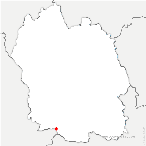 carte de localisation de Meyrueis