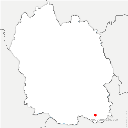 carte de localisation de Moissac-Vallée-Française